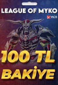  LeagueOfMyko 100 TL + 20 TL Bonus Bakiye