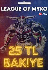  LeagueOfMyko 25 TL Bakiye